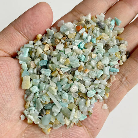 Natural Stone Gravel Crystal Chips 3-5mm Irregular Amethysts Quartz Reiki Healing Tumbled Stone for DIY Fish Tank Bonsai Decor
