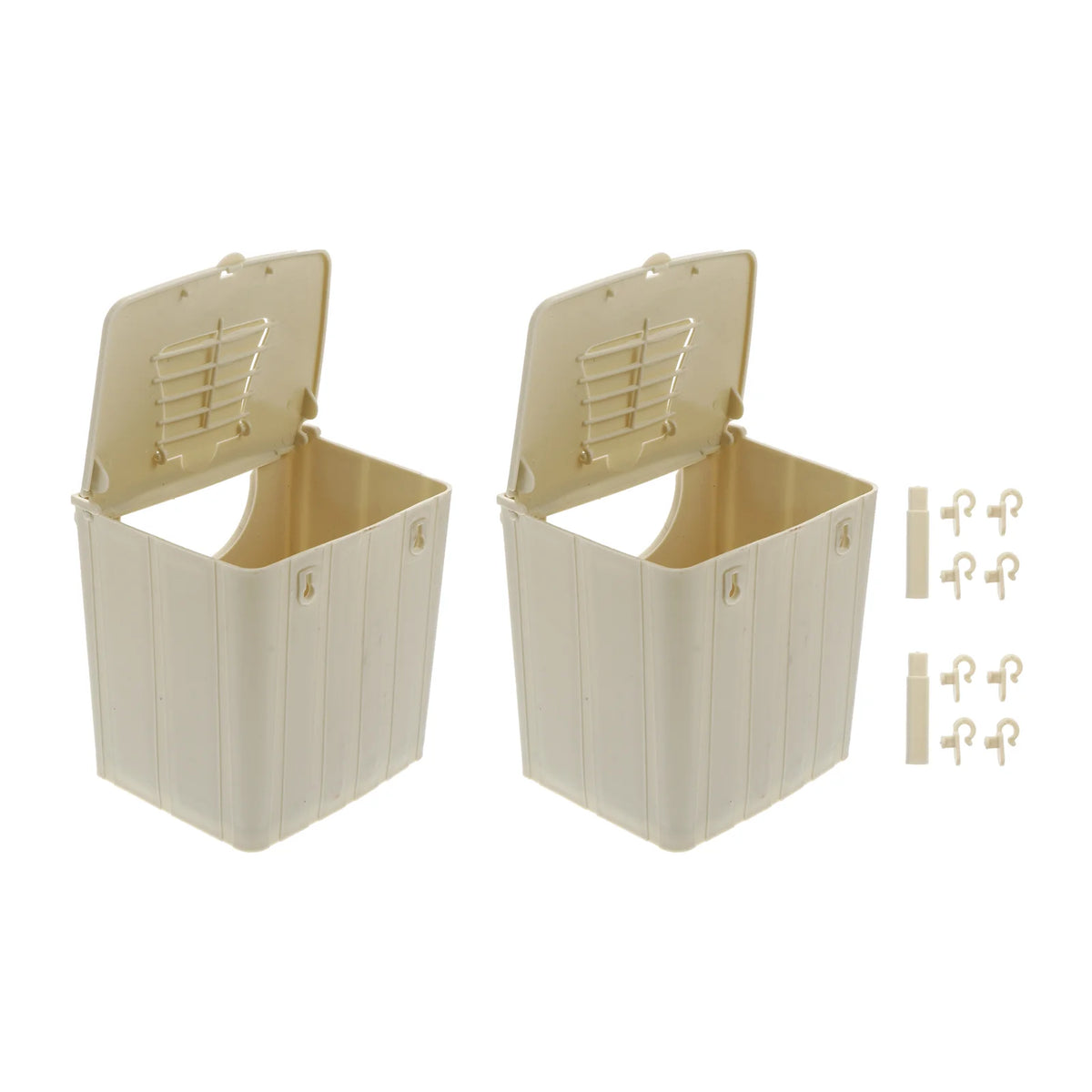 2 Pcs Bird Breeding Box Case Cage Nesting Pet Supplies Sleeping House Incubator Hanging