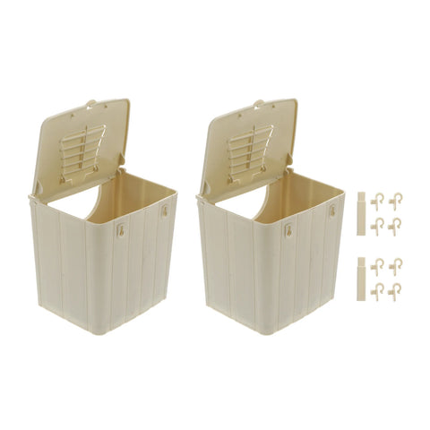 2 Pcs Bird Breeding Box Case Cage Nesting Pet Supplies Sleeping House Incubator Hanging
