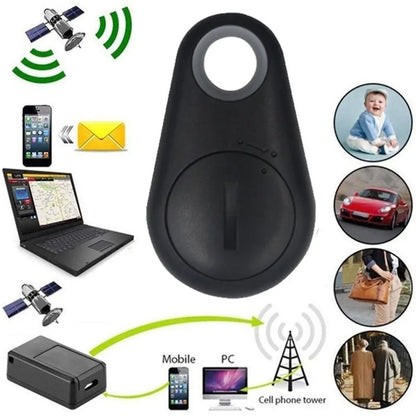 Mini GPS Tracker Bluetooth Anti Lost Device for Pets Wallet Keys Child Bag Two Way Positioning Smart Locator Shutter Control