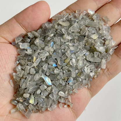 Natural Stone Gravel Crystal Chips 3-5mm Irregular Amethysts Quartz Reiki Healing Tumbled Stone for DIY Fish Tank Bonsai Decor