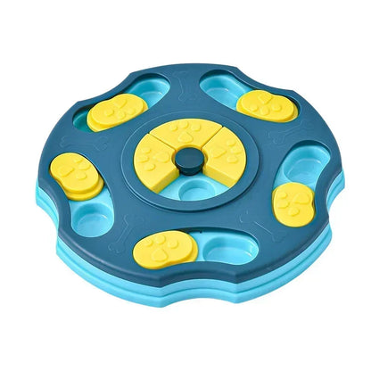 Dog Puzzle Toys Slow Feeder Interactive IQ Booster Food Dispenser for Puppies – Non-Slip Bowl Training Game for Dogs