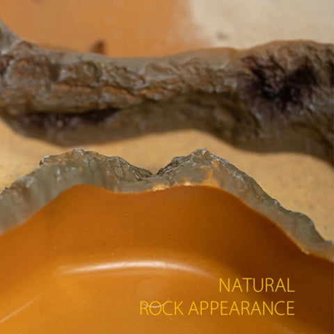 Pet Bowl Simulation Rock Escape Proof Bowl Reptiles Simulation Rock Bowl