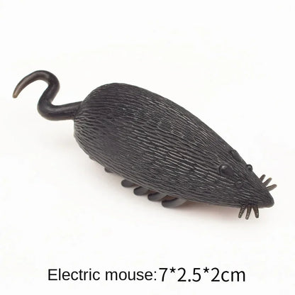 Interactive Mini Electric Bug Cat Toy Kitten Escape Obstacle Automatic Flip Toy Battery Operated Vibration Beetle Supplies