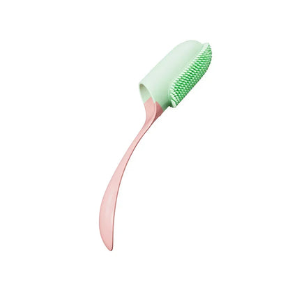 Dog Pet Finger Toothbrush Handlebar Teeth Cleaning Bad Breath Care Nontoxic Soft Silicone Tooth Brush Dog Cat Cleaning Supplies