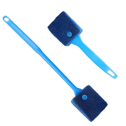 Aquarium Cleaning Brushes for Glass Acrylic Fish Tank Algae Clean Double Sided Algae Scraper Sponge Aquarium Cleaning Tools
