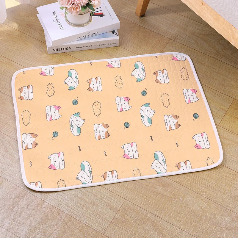 Dog Bed Cats Cooling Mat Latex Dampproof Pet Blankets Dog Sleeping Pad Non-slip House for Cats in Summer