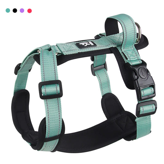 Reflective Puppy & Small Dog Vest Harness with Handle for Easy Control and Adjustable Chest Straps
