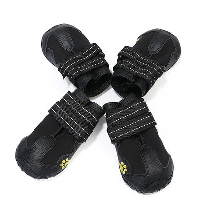 Dog Shoes for Large Dogs Medium Dog Boots & Paw Protectors for Winter Snowy Day Summer Hot Pavement Waterproof Anti Slip Sole