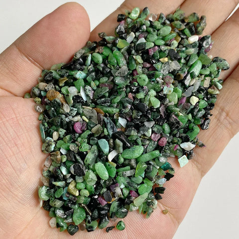 Natural Stone Gravel Crystal Chips 3-5mm Irregular Amethysts Quartz Reiki Healing Tumbled Stone for DIY Fish Tank Bonsai Decor