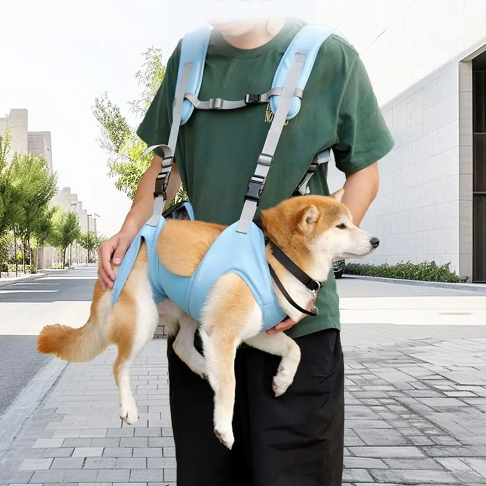 Soft Pet Carrier Bags Big Capacity Breathable Dog Duffel Bag with Safety Strap and Pocket Adjustable Dog Horizontal Backpack