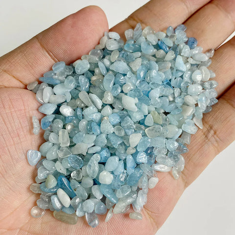 Natural Stone Gravel Crystal Chips 3-5mm Irregular Amethysts Quartz Reiki Healing Tumbled Stone for DIY Fish Tank Bonsai Decor