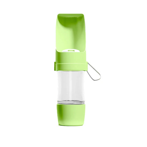 New Portable Pet Water Bottle with Food Container Foldable 2in1 Pet Travel Bowl Puppy Dog Cat Outdoor Drinking Food Feeder