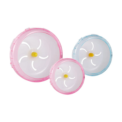Hamster Running Disc Toy 3-Size Silent Small Pet Rotatory Jogging Wheel Small Pets Sports Wheel Toys Hamster Cage Accessories
