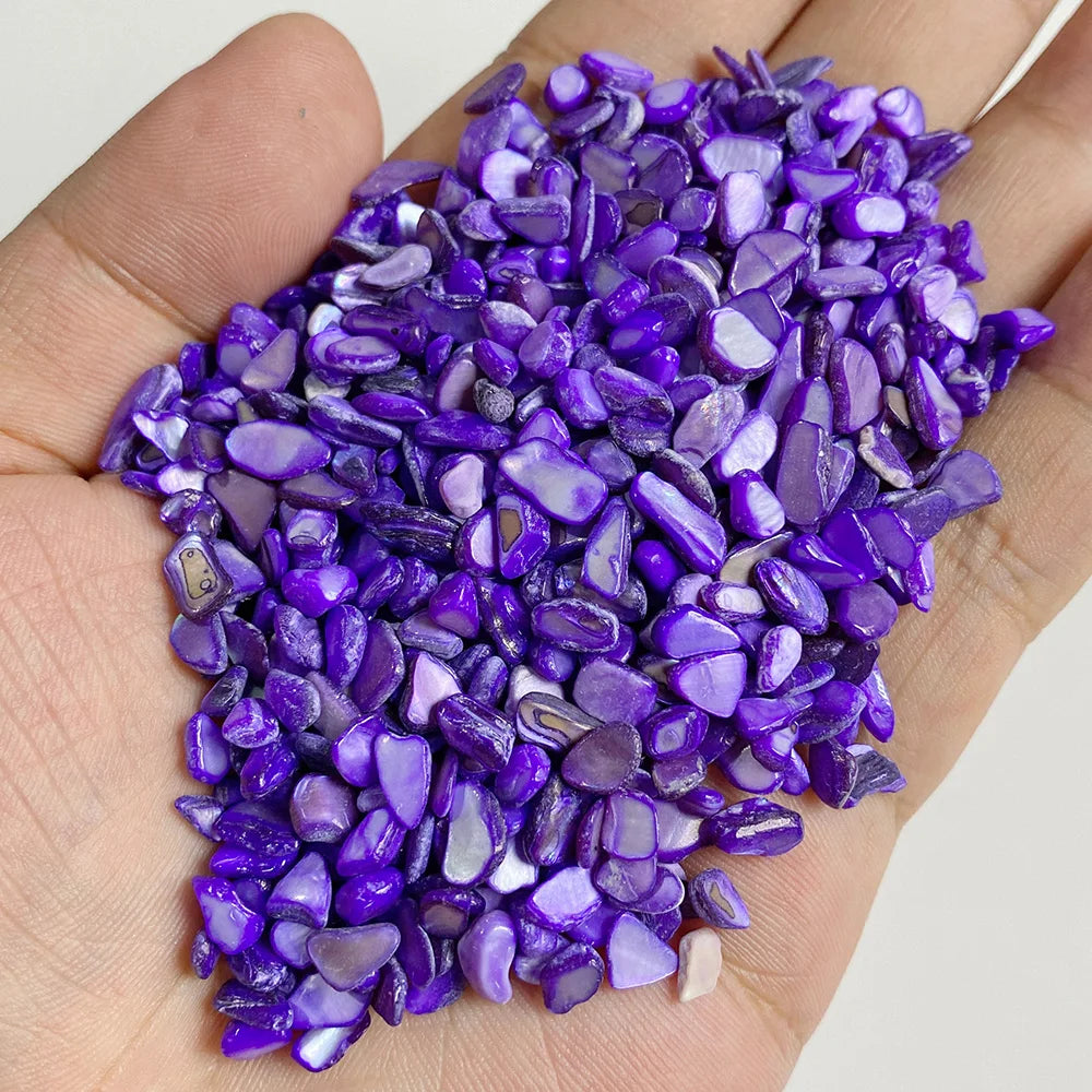 Natural Stone Gravel Crystal Chips 3-5mm Irregular Amethysts Quartz Reiki Healing Tumbled Stone for DIY Fish Tank Bonsai Decor