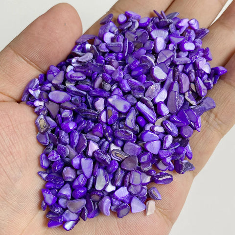 Natural Stone Gravel Crystal Chips 3-5mm Irregular Amethysts Quartz Reiki Healing Tumbled Stone for DIY Fish Tank Bonsai Decor