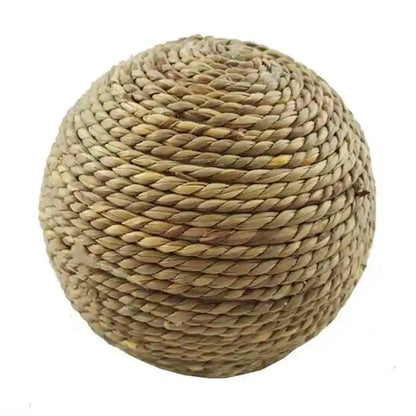 Pet Chew Toy Natural Grass Ball For Rabbit Hamster Guinea Pig For Tooth Cleaning Supplies