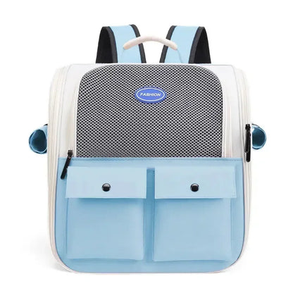 Adjustable Strap Pet Carrying Bag Foldable Cat Backpack for Outdoor Travel Ventilation Large Capacity Cat Carrier Backpack