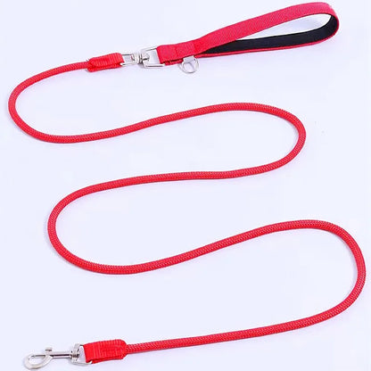 Dog Leash Colorful Long Dogs Leash 2M Pet Chain Nylon Leashes for Dog Walking Comfortabe Handle Dogs Leashes 160cm Pet Supplies