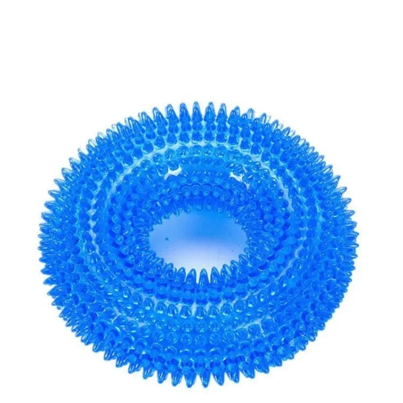 Dog toy sound balls are suitable for resist biting, squeezing, chewing, gripping, and grinding their teeth