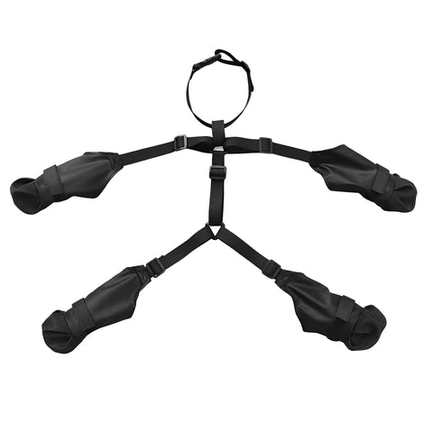 Waterproof Dog Booties with Suspenders and Anti Slip Soles Adjustable Leggings for Small Medium Large Dogs