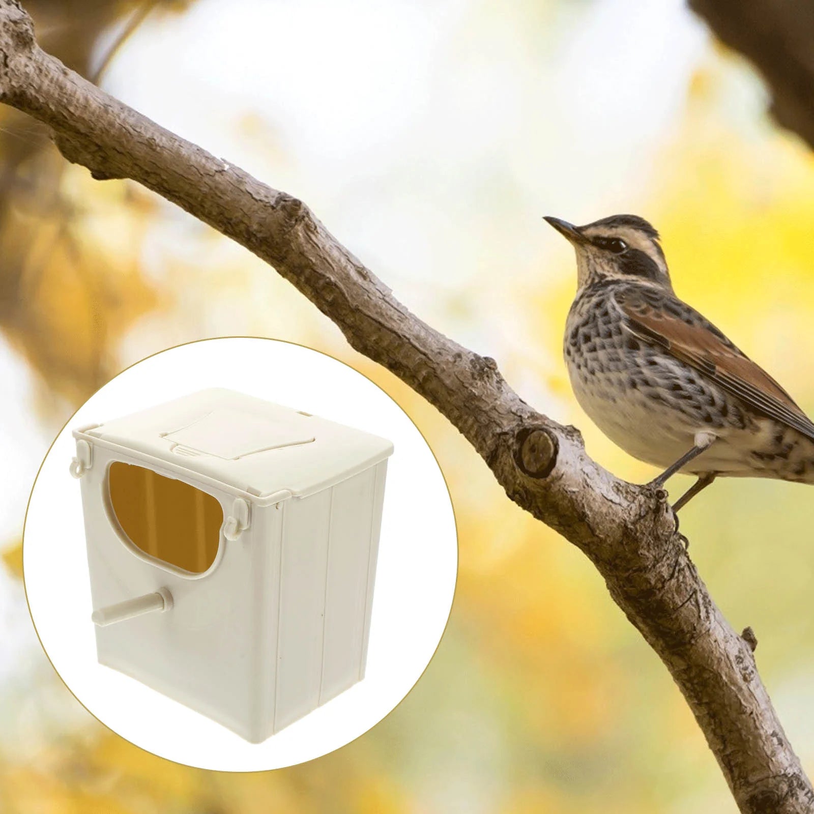 2 Pcs Bird Breeding Box Case Cage Nesting Pet Supplies Sleeping House Incubator Hanging
