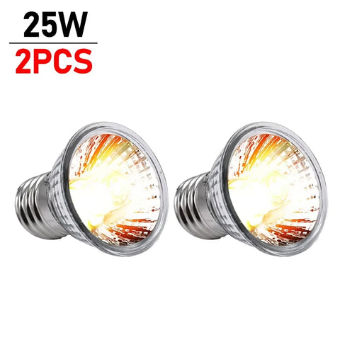 1/2/5/10PCS UVA UVB Reptile Heating Light Bulb 25/50/75W Snake Turtle Pet Full Spectrum Basking UV Light Bulbs Heating Light