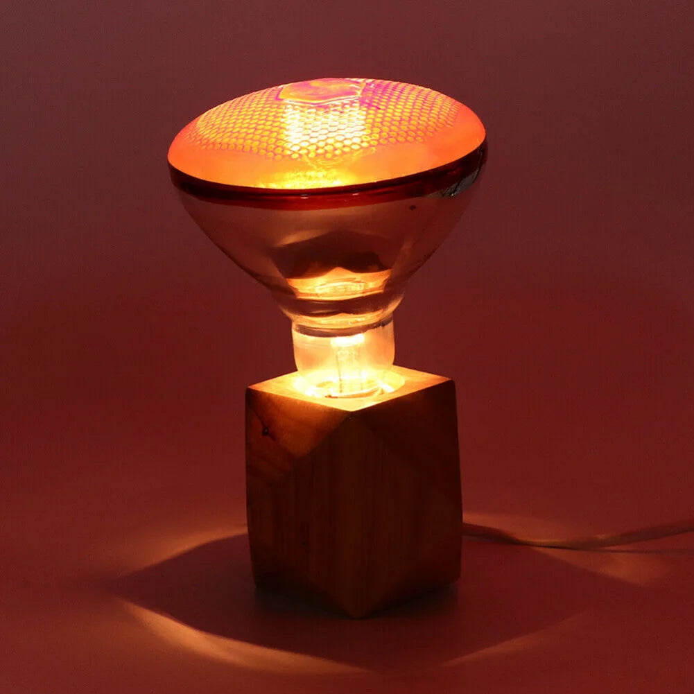 1PC Poultry Infrared Heat Lamp Waterproof Anti-Explosion Thickened Light Bulbs For Piglet Chicken Duck Birds E27 Heating Lamp