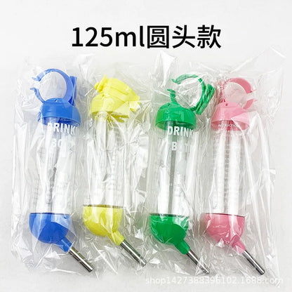 Hamster Drinker Hanging Water Bottle Dispenser for Guinea Pig Squirrel Rabbit Squirrel Rabbit Dog Drinking Head Pipe Fountain