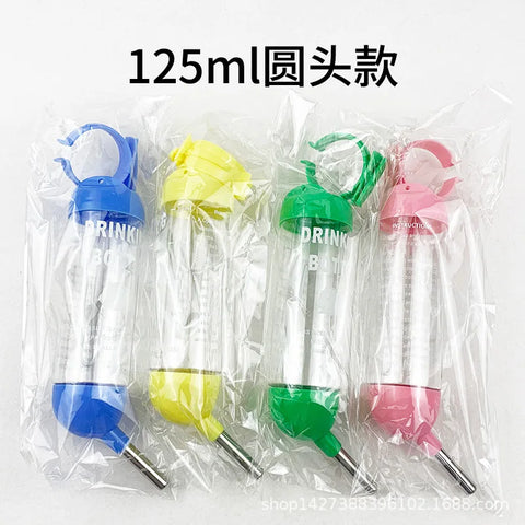 Hamster Drinker Hanging Water Bottle Dispenser for Guinea Pig Squirrel Rabbit Squirrel Rabbit Dog Drinking Head Pipe Fountain