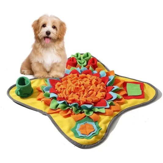 Sniffing Training Mat Dogs Educational Stress Relief Bite Resistant Slow Food Mat Eco-friendly Training Blanket