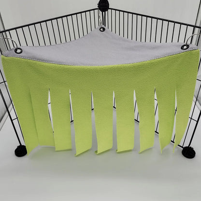 Tassel Strip Pet Tent Hideout Hideaway Guinea Pig Hamster Hedgehog Hammock Curtain Small Pets Hanging Bed Corner Nest Mat House