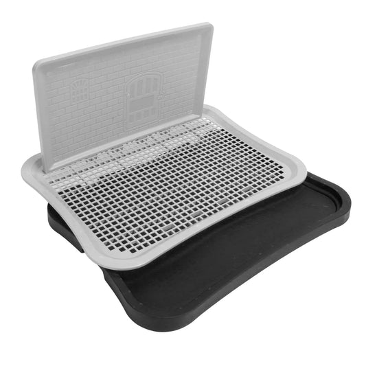 Dog Training Toilet Removable Easy to Clean Portable Puppy Mesh Training Potty Dog Litter Box for Large Small Medium Pets