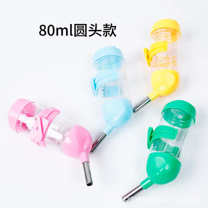 Hamster Drinker Hanging Water Bottle Dispenser for Guinea Pig Squirrel Rabbit Squirrel Rabbit Dog Drinking Head Pipe Fountain