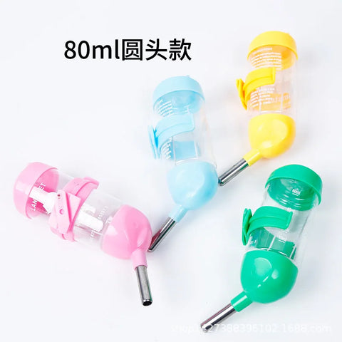 Hamster Drinker Hanging Water Bottle Dispenser for Guinea Pig Squirrel Rabbit Squirrel Rabbit Dog Drinking Head Pipe Fountain