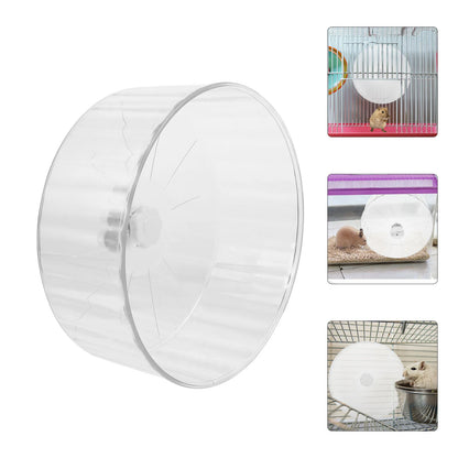 Hamster Running Wheel Silent Chinchilla Large Guinea Pig Toys Small Animal Machine Exerciser Double Bearing
