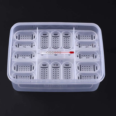 16 Grids DIY Hatch Box Snake Lizard Reptile Egg Tray Boxes Hatching Eggs Device Climbing Pet Tortoise Turtle Incubator Supplies