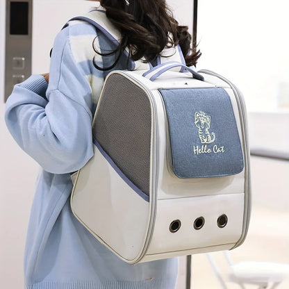 Pet Cat Carrier Bag Outdoor Travel Backpack for Cats Small Dogs Breathable Cat Carrier Bag Pet Supplies