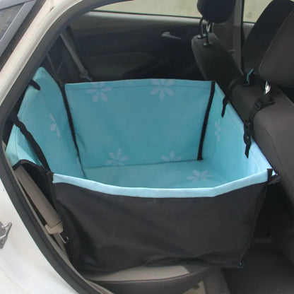 CAWAYI KENNEL Pet Carriers Dog Car Seat Cover Carrying for Dogs Cats Mat Blanket Rear Back Hammock Protector