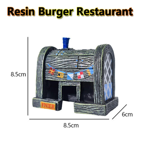 Aquarium Decoration Landscaping Accessories Fish Tank Aquarium Decoration Cartoon Character Pineapple house decoration