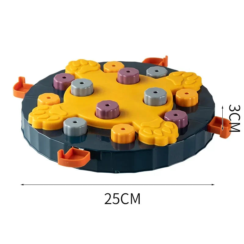 Cat Dog Puzzle Toys Interactive Slow Fooder Non Slip Bowl Increase Puppy IQ Food Dispenser Cats Dogs Training Games Pet Supplies