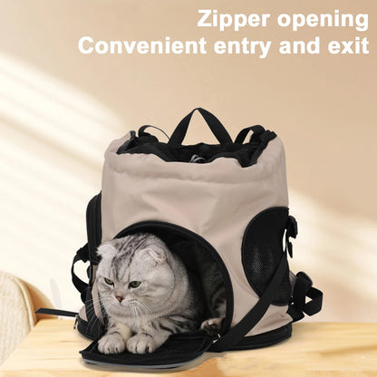Portable Pet Bag Carrier Large Capacity Outdoor Travel Backpack for Cats Small Dogs Breathable Cat Carrying Bag Pet Supplies