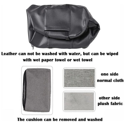 Dog Car Seat Puppy Booster Seat Fits Small Dogs Removable Cushion Safety Hook Installs on Armrest Console Breathable