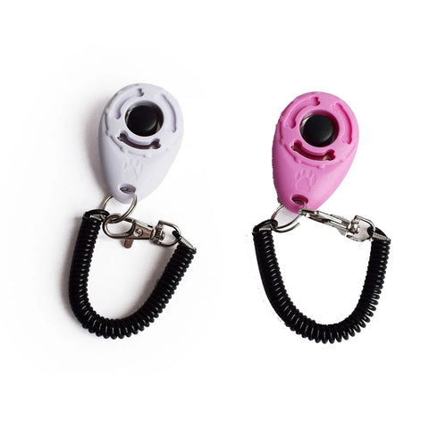 2/Pack Dog Training Clicker with Adjustable Wrist Strap Durable Lightweight Easy To Use for Cats Puppy Birds Horses
