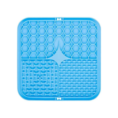 1PC Pet Licking Pad Slow Food Pad Dog Bowl Cat Pet Puppy Choke Proof Silicone Pet Slow Food Pad Cat And Dog Feeding Supplies