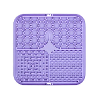 1PC Pet Licking Pad Slow Food Pad Dog Bowl Cat Pet Puppy Choke Proof Silicone Pet Slow Food Pad Cat And Dog Feeding Supplies