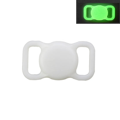 Airtag Pet Lose Proof Silicone Protective Case Dog and Cat Lose Proof GPS Luminous Apple AirTag Case Collar Tracker Protector