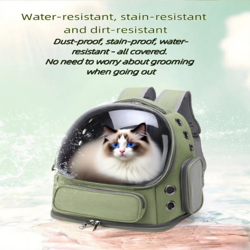 2025 Transparent Pet Carrier Backpack for Cats and Small Dogs Breathable Outdoor Shoulder Bag Travel Pet Supplies for Pets