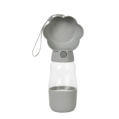 Portable Dog Water Bottle for Small Large Dogs Cats Leakproof Puppy 2 in 1 Water Food Container Chihuahua Bulldog Pet Supplies