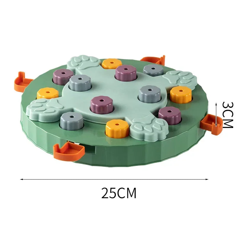 Cat Dog Puzzle Toys Interactive Slow Fooder Non Slip Bowl Increase Puppy IQ Food Dispenser Cats Dogs Training Games Pet Supplies